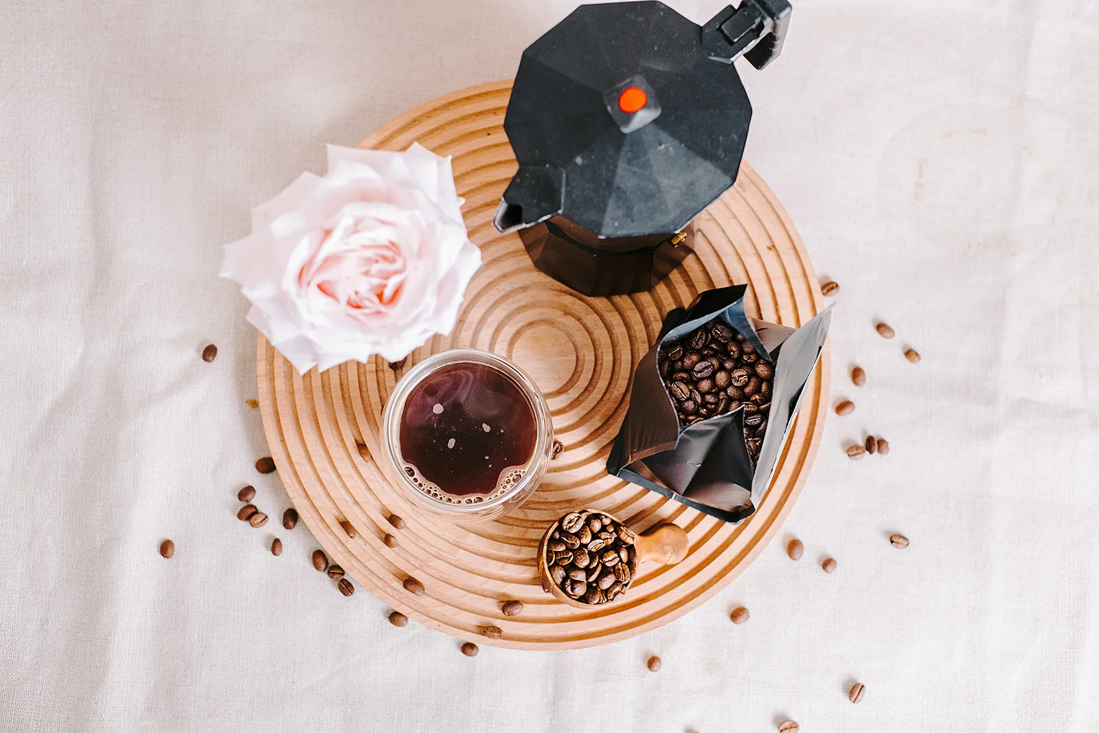 Venture Coffee website homepage showing coffee branding and design